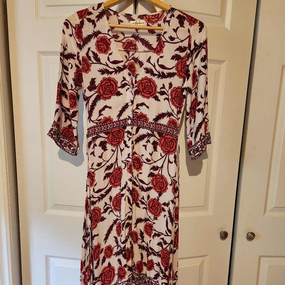 ARNHEM Carolina Rose Maxi Dress 8/S